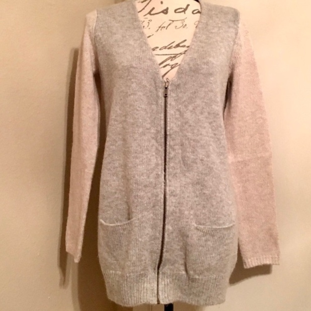 Old Navy Boyfriend Zip Up Cardigan